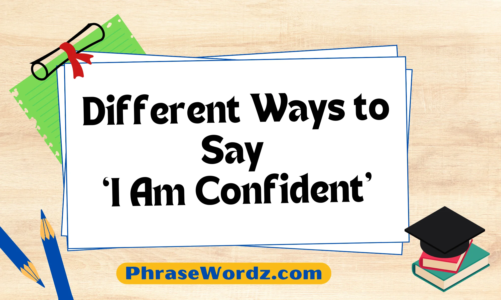 Different Ways to Say ‘I Am Confident’