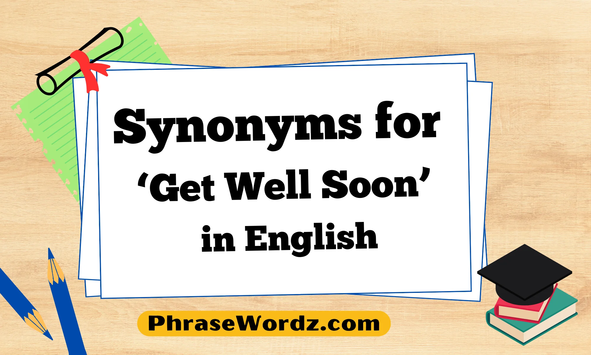 Synonyms for ‘Get Well Soon’ in English