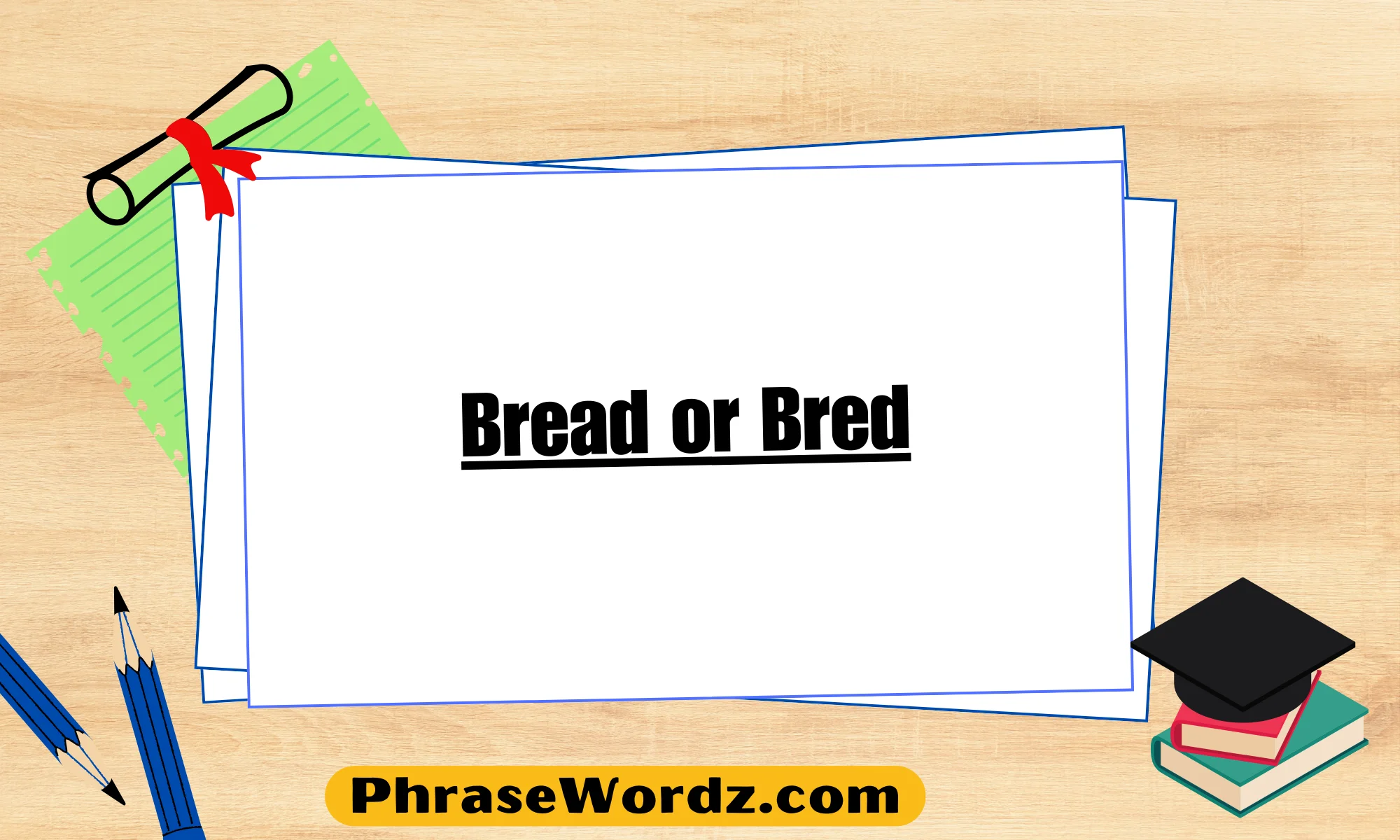 Bread or Bred - Common Grammar Mistake