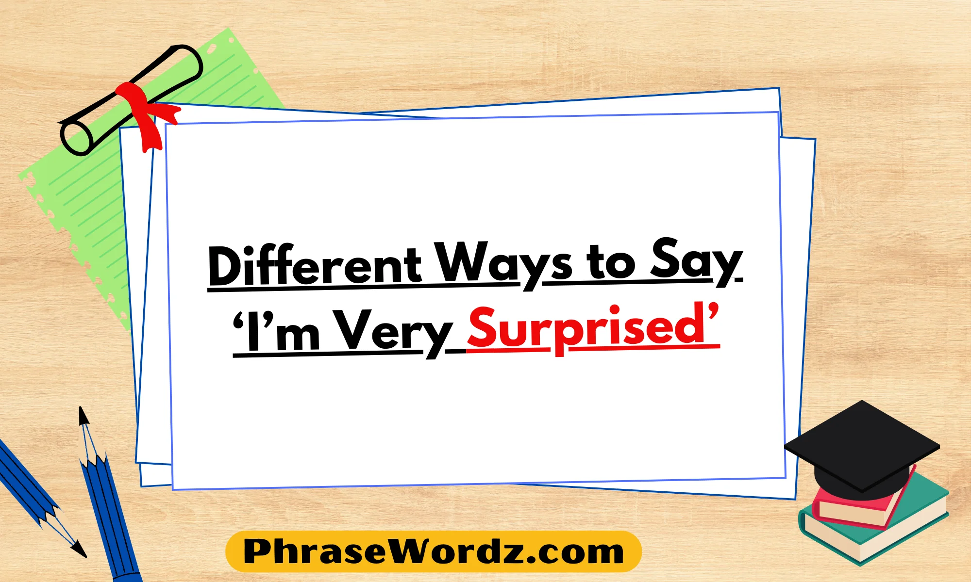 Different Ways to Say ‘I’m Very Surprised’