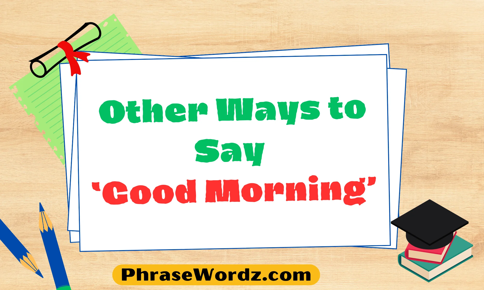 Other Ways to Say ‘Good Morning’