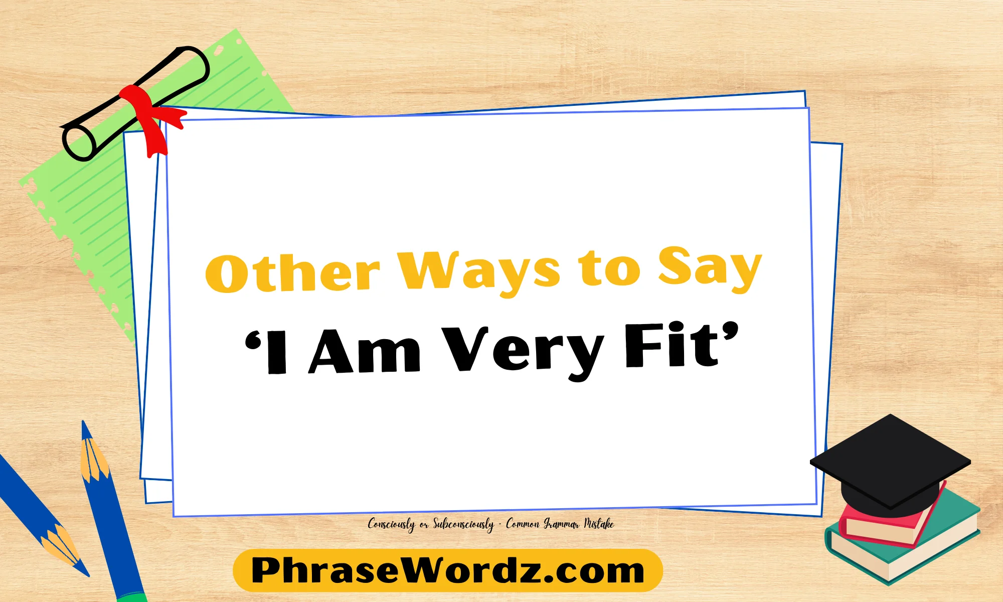 Other Ways to Say ‘I Am Very Fit’
