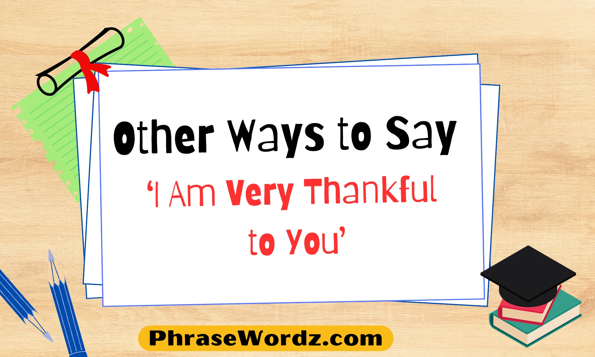 Other Ways to Say ‘I Am Very Thankful to You’