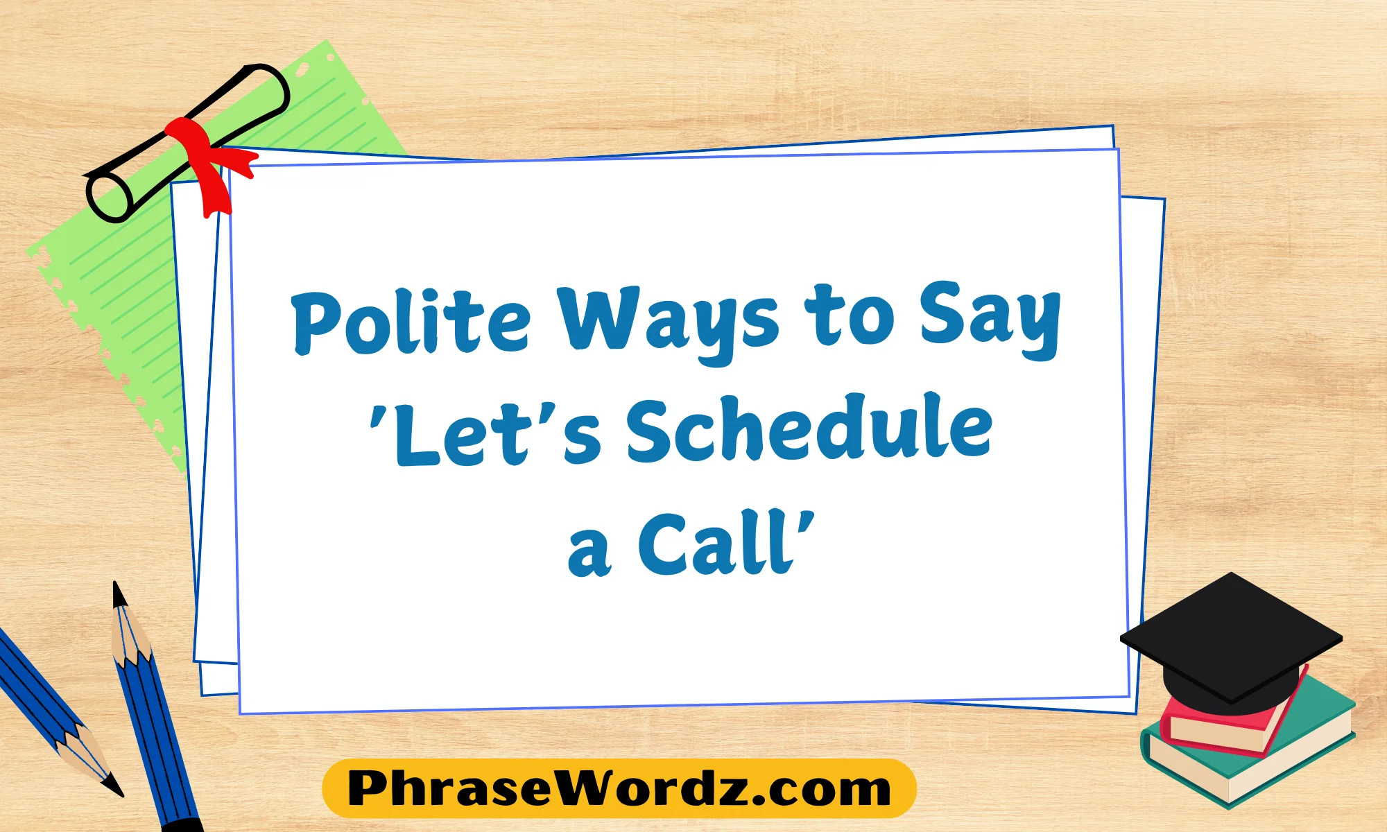 Polite Ways to Say ‘Let’s Schedule a Call’