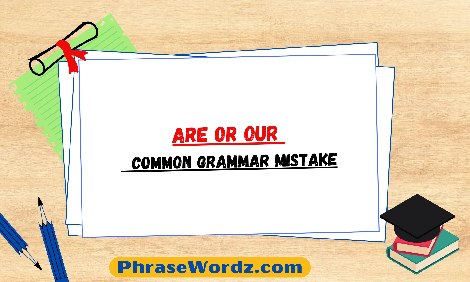 Are or Our - Common Grammar Mistake