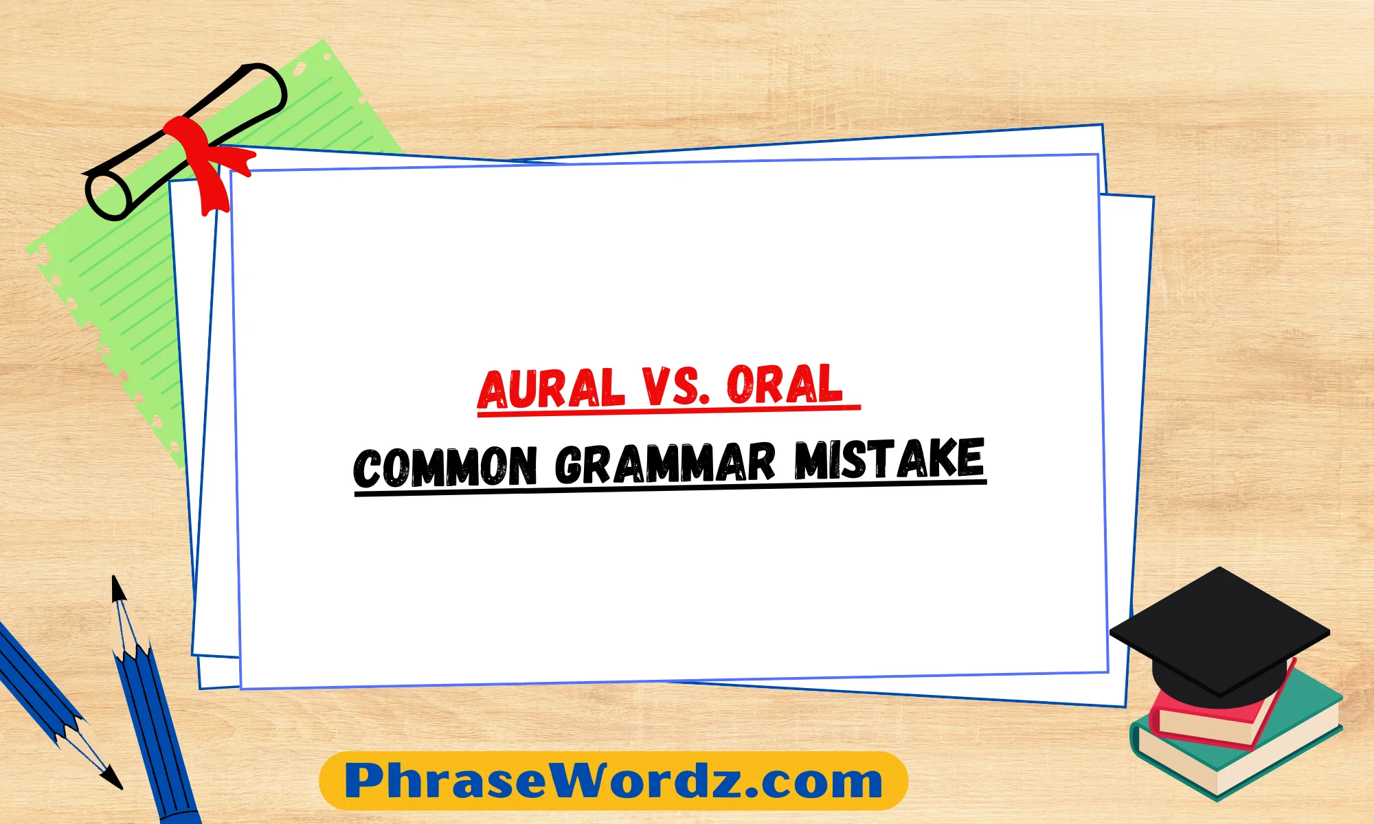 Aural vs. Oral: Common Grammar Mistake