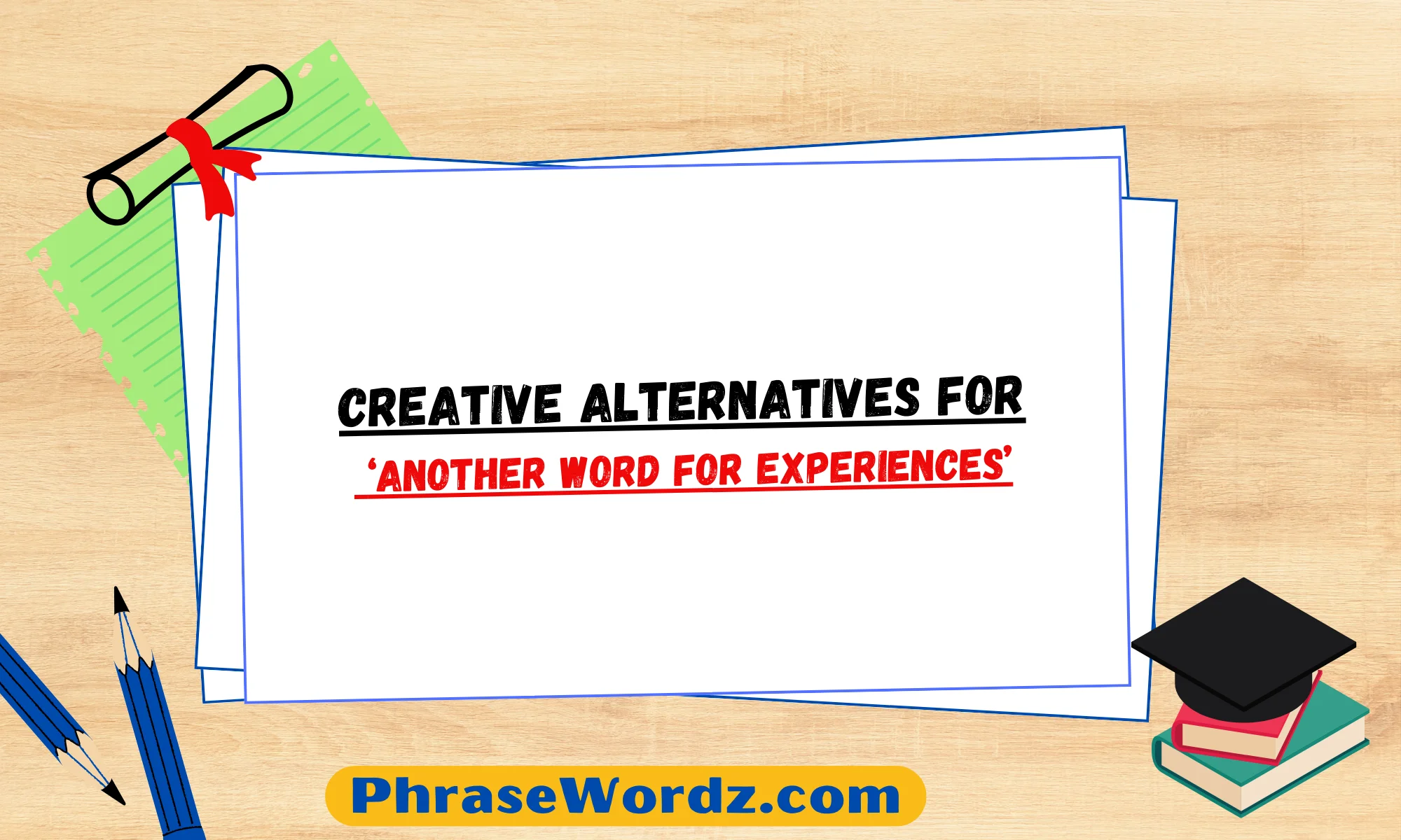 Creative Alternatives for ‘Another Word for Experiences’