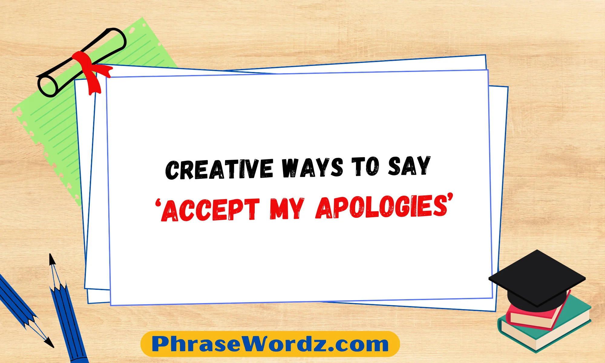 Creative Ways to Say ‘Accept My Apologies’