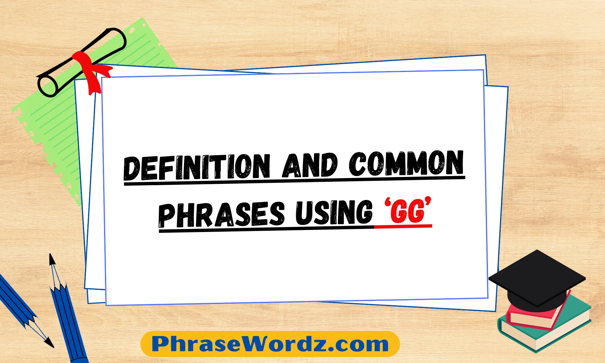 Definition and Common Phrases Using ‘GG’