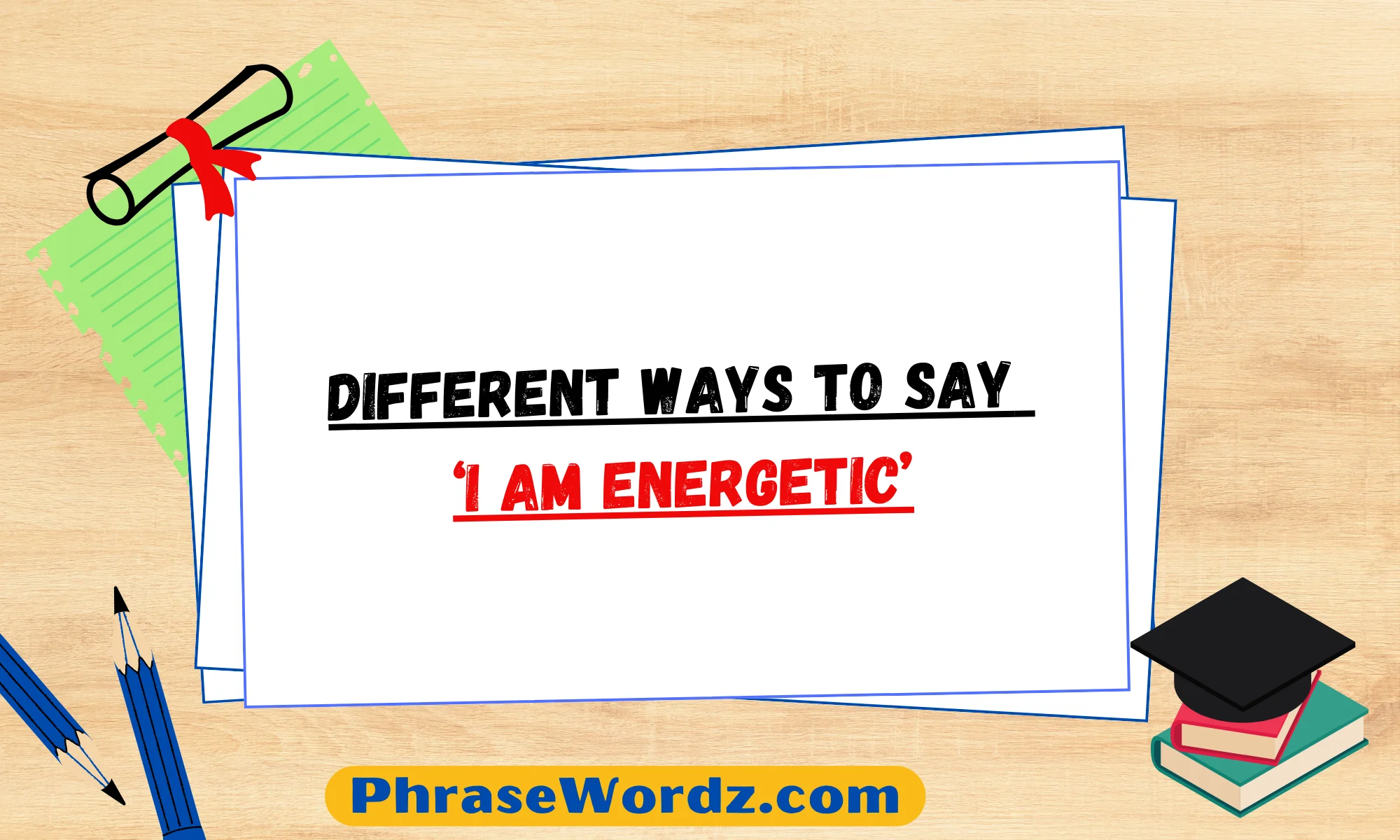 Different Ways to Say ‘I Am Energetic’