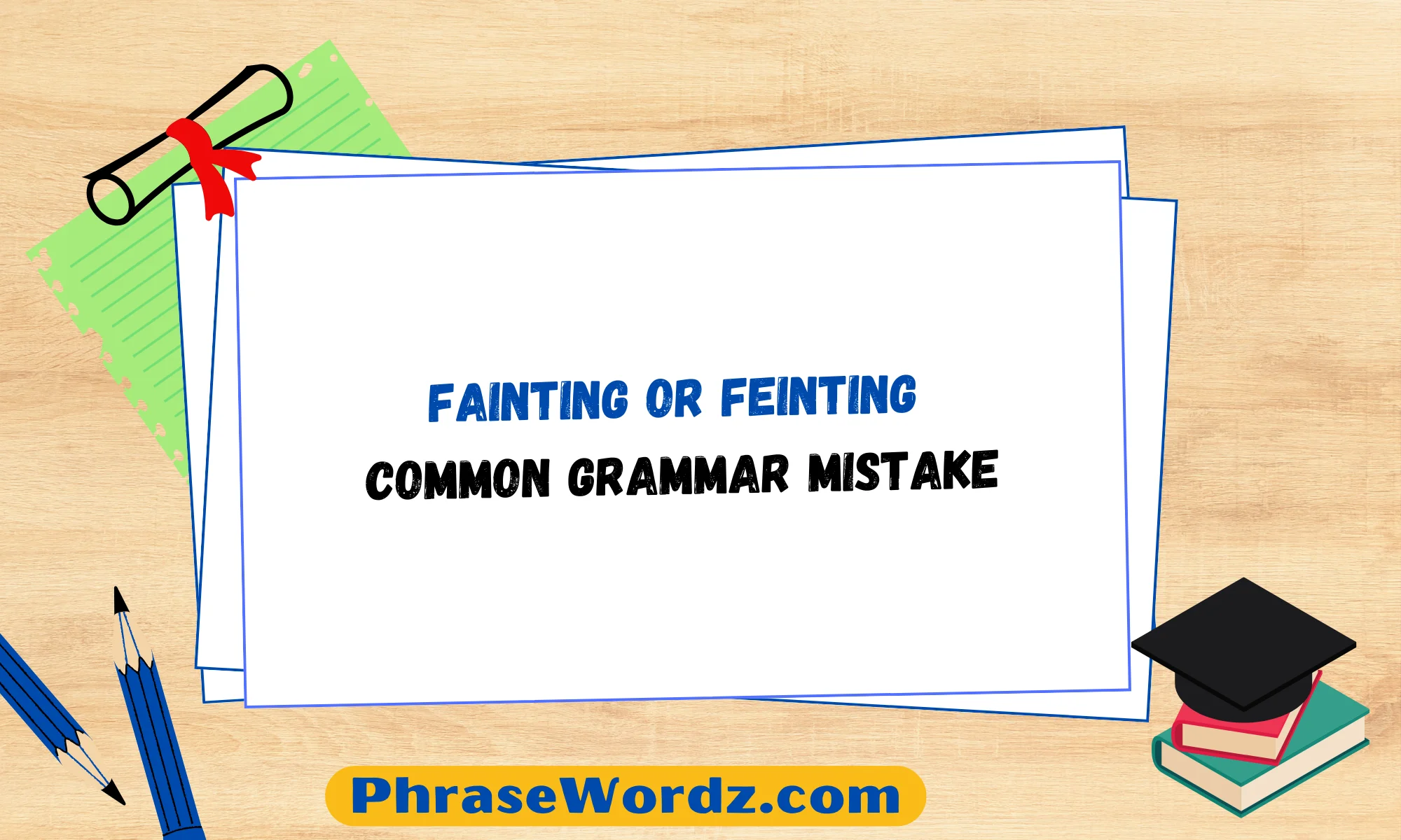 fainting-or-feinting-common-grammar-mistake