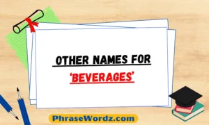 Names for ‘Beverages’