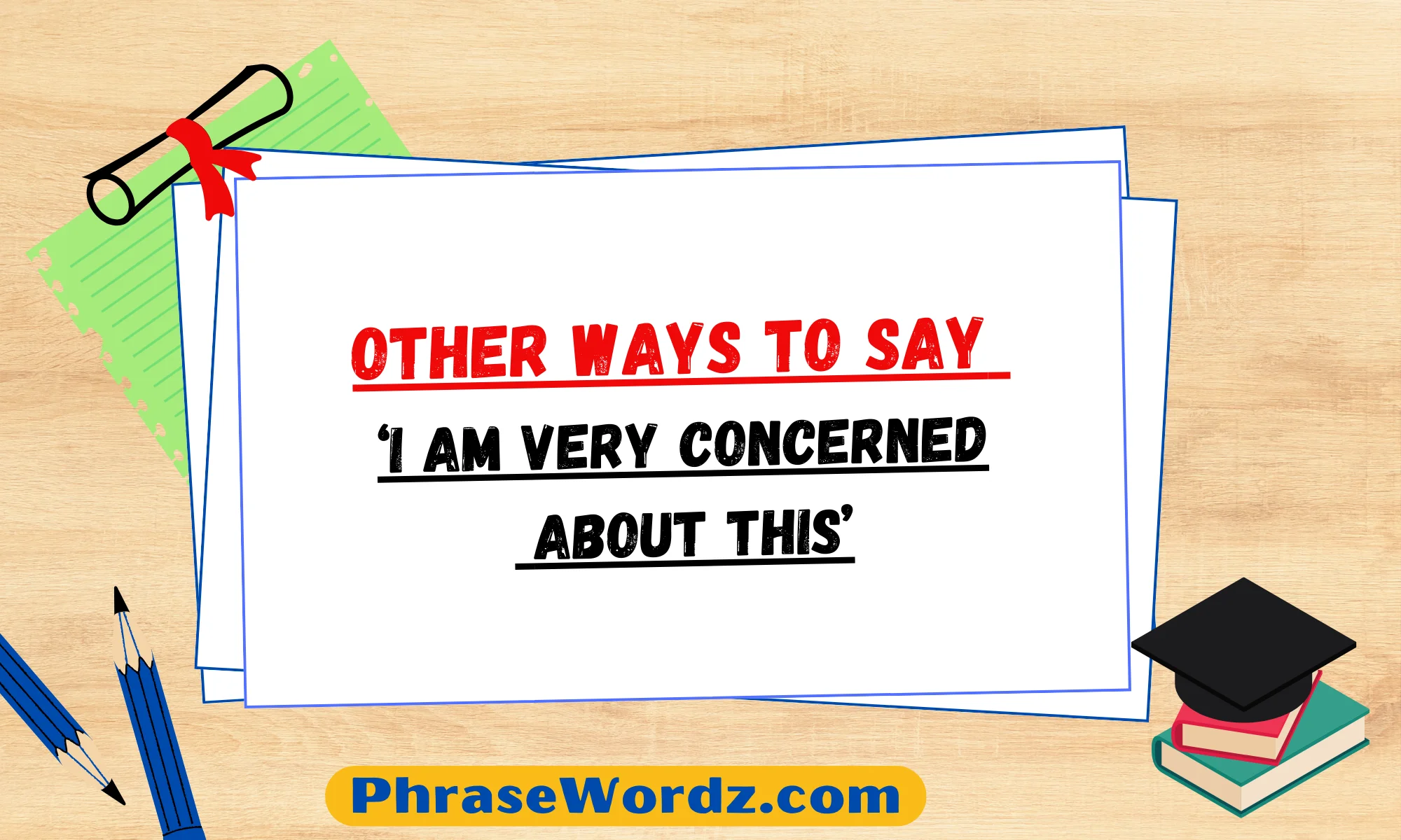 Other Ways to Say ‘I am Very Concerned About This’