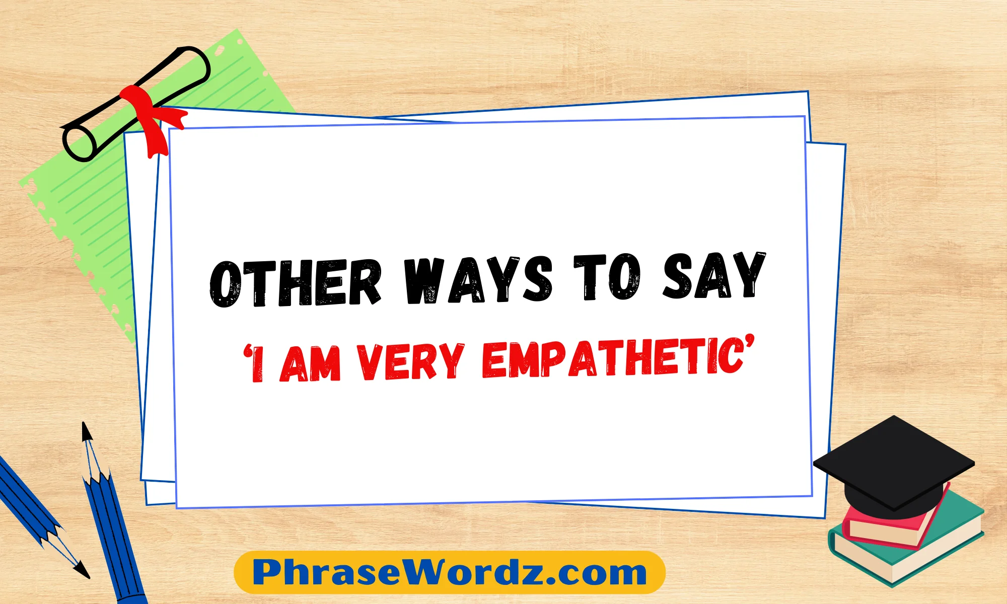 Other Ways to Say ‘I Am Very Empathetic’