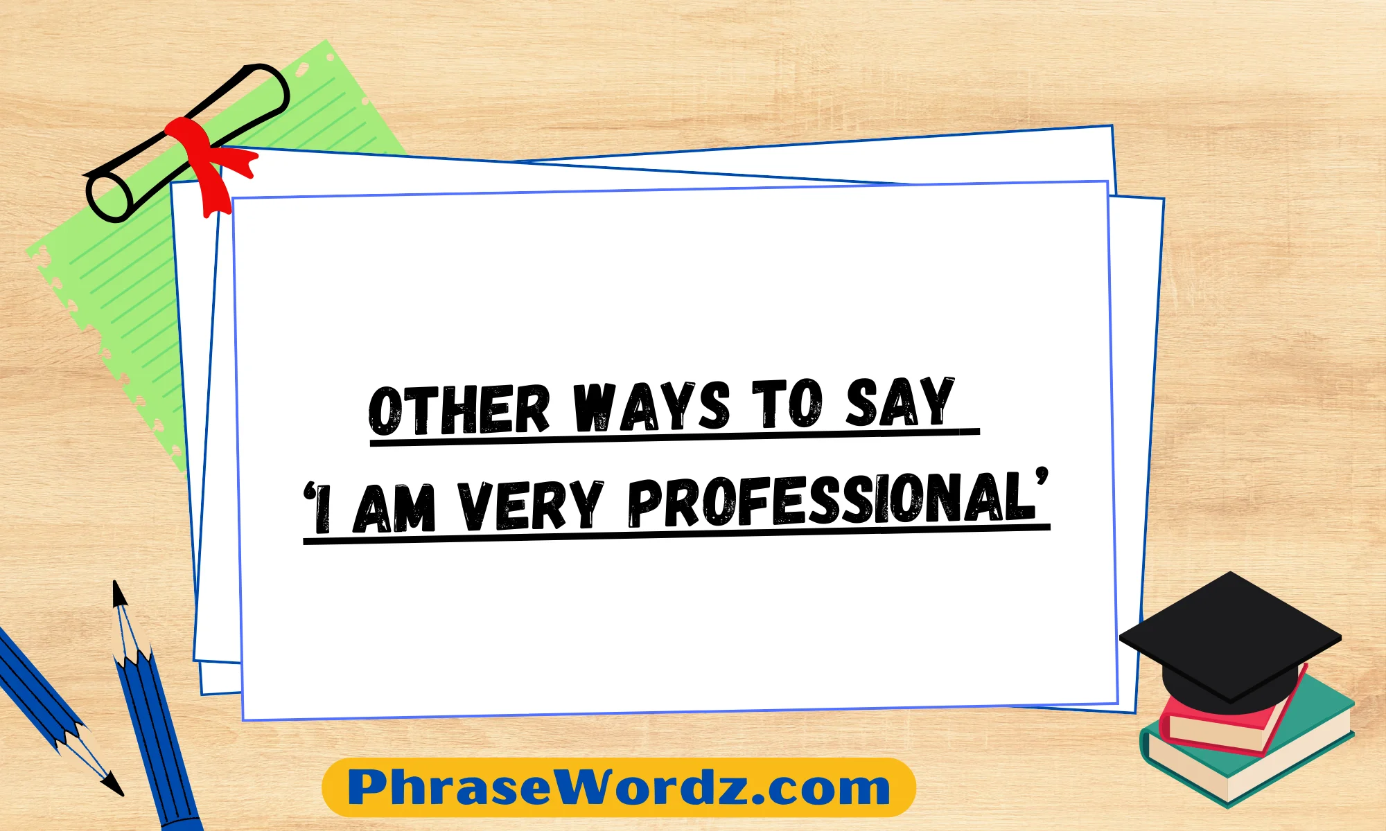 Other Ways to Say ‘I Am Very Professional’