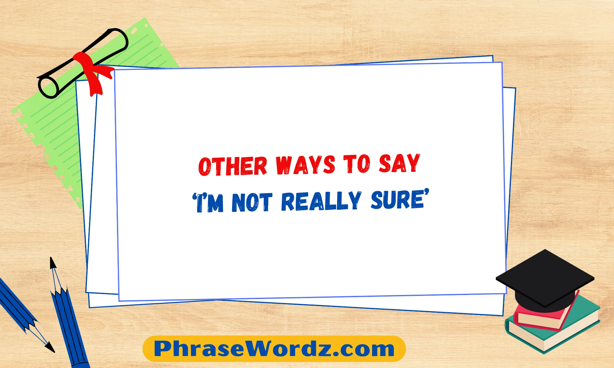 other-ways-to-say-i-m-not-really-sure