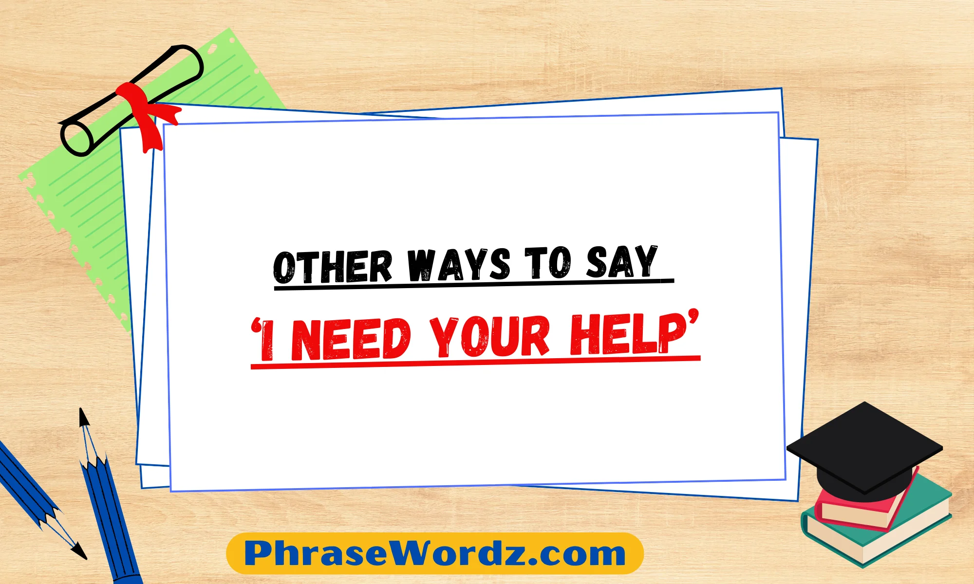 Other Ways to Say ‘I Need Your Help’