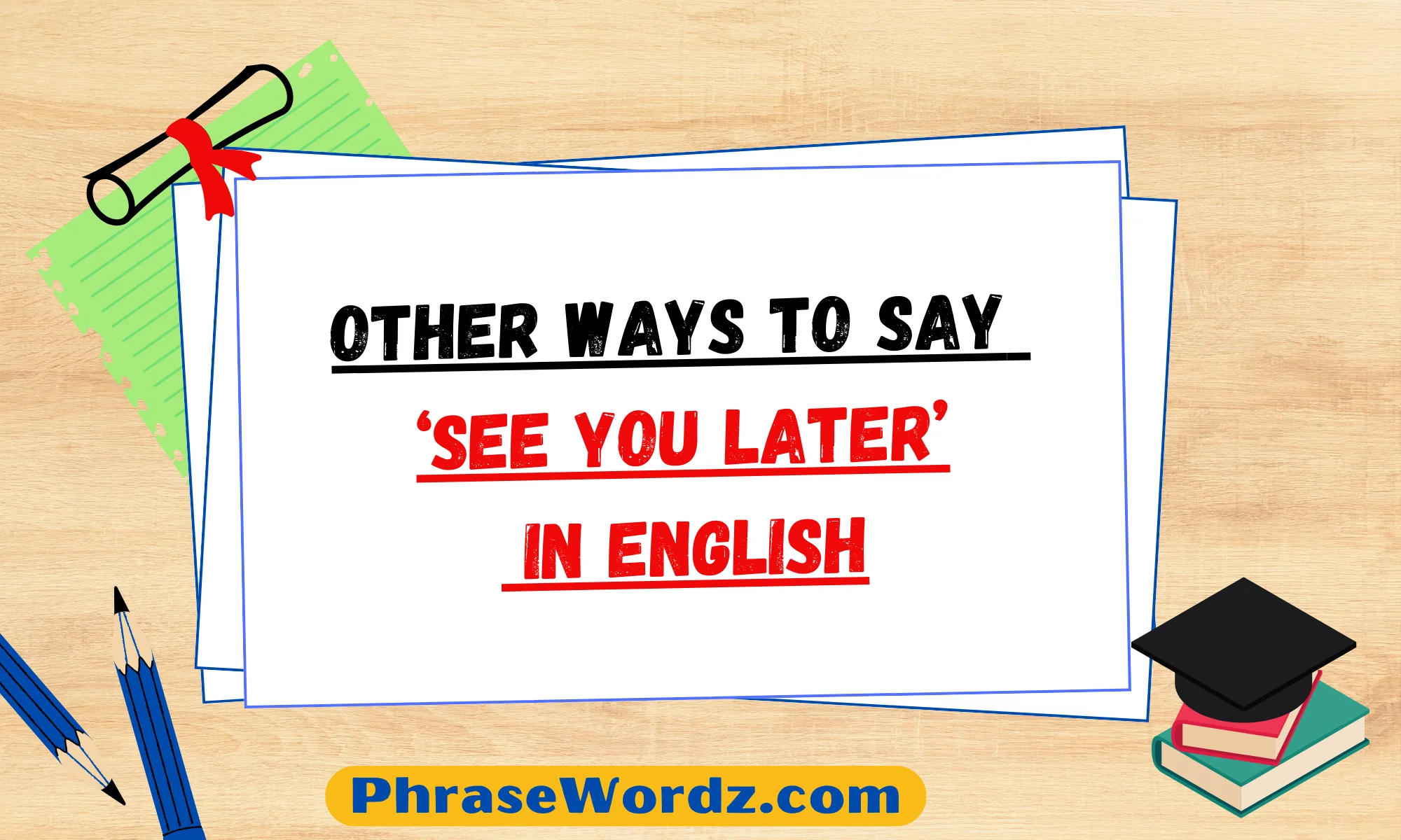 Other Ways to Say ‘See You Later’ in English