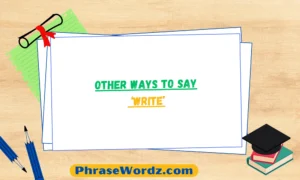 other-ways-to-say-write