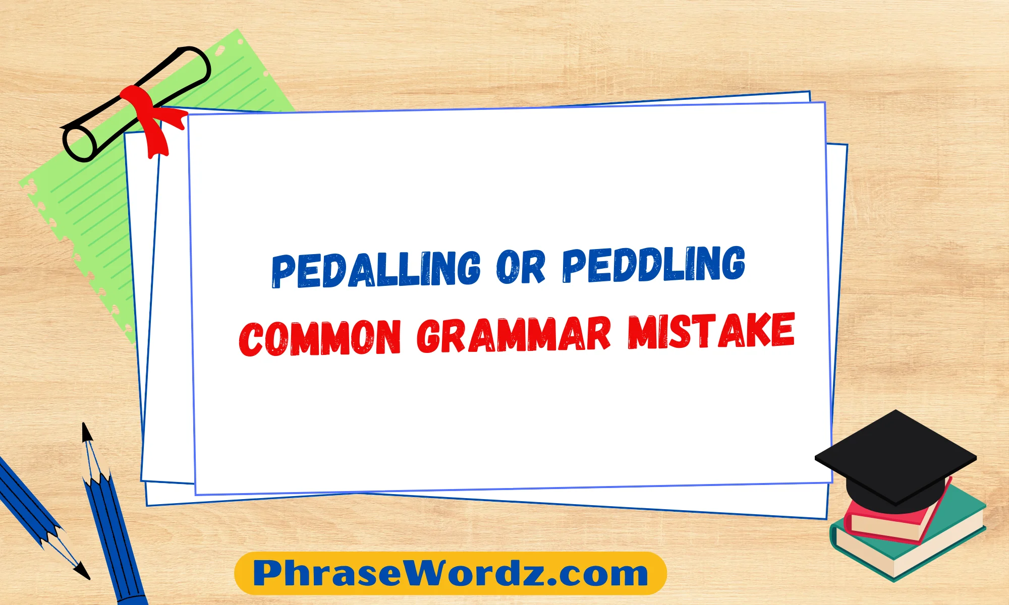 pedalling-or-peddling-common-grammar-mistake