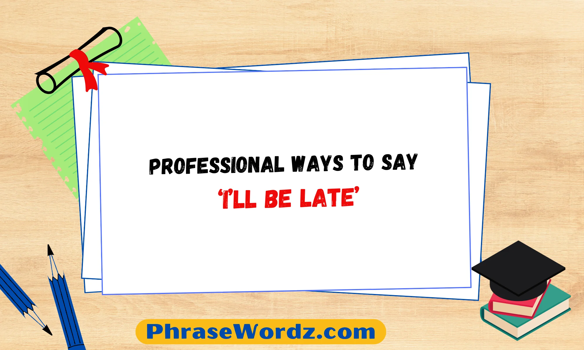 Professional Ways to Say ‘I’ll Be Late’