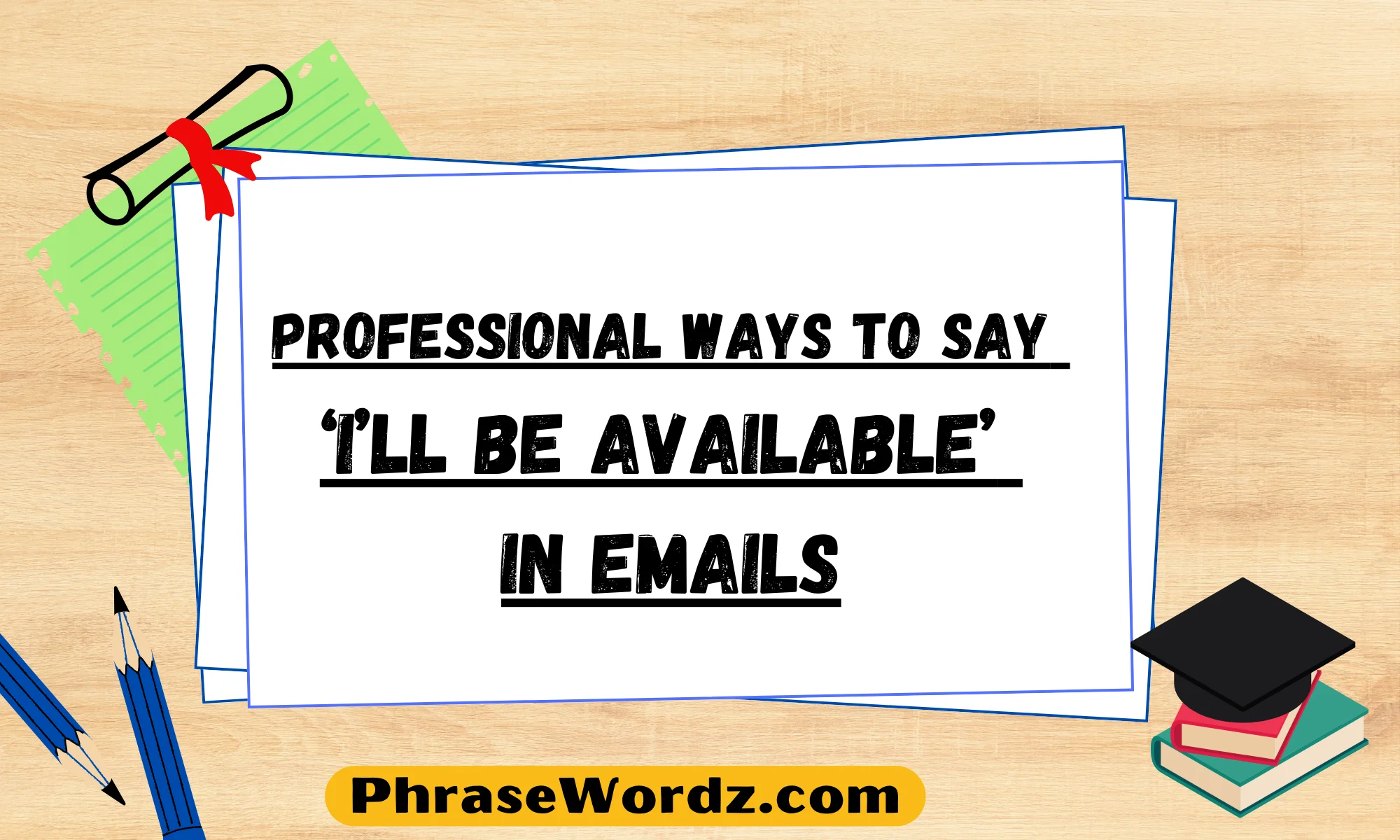 Professional Ways to Say ‘I’ll Be Available’ in Emails