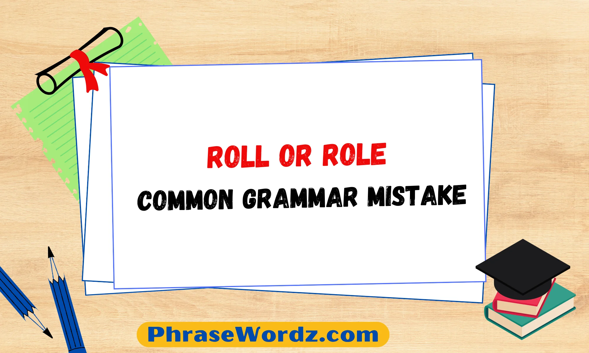 Roll or Role - Common Grammar Mistake