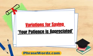 Variations for Saying ‘Your Patience is Appreciated’